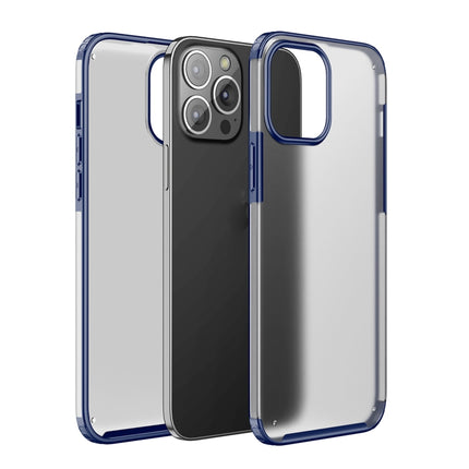 Four-corner Shockproof TPU + PC Protective Case For iPhone 13 Pro(Blue)-garmade.com
