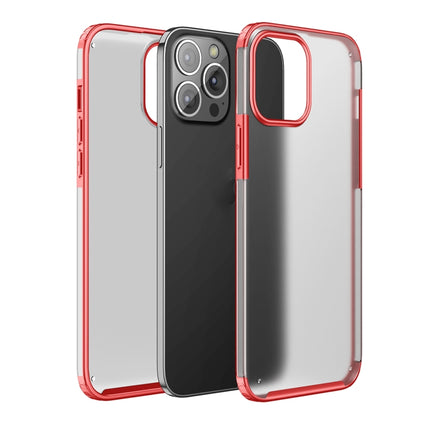 Four-corner Shockproof TPU + PC Protective Case For iPhone 13 Pro(Red)-garmade.com
