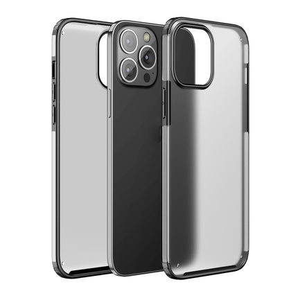 Four-corner Shockproof TPU + PC Protective Case For iPhone 13 Pro Max(Black)-garmade.com