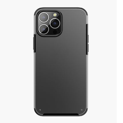Four-corner Shockproof TPU + PC Protective Case For iPhone 13 Pro Max(Black)-garmade.com