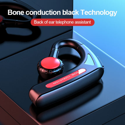 M-618 Bone Conduction Hanging Ear Stereo Bluetooth Headset(Black)-garmade.com