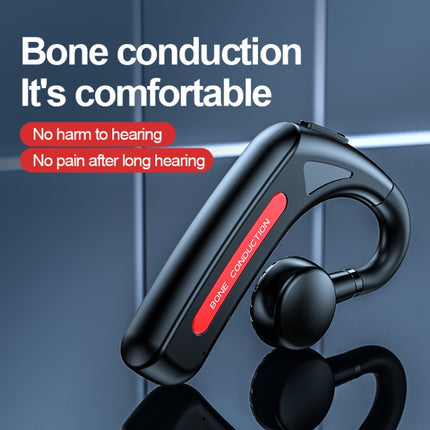 M-618 Bone Conduction Hanging Ear Stereo Bluetooth Headset(Red)-garmade.com
