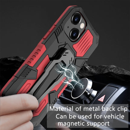 Machine Armor Warrior Shockproof PC + TPU Protective Case For iPhone 13 mini(Red)-garmade.com