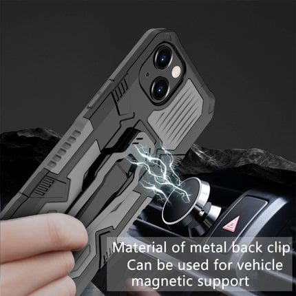 Machine Armor Warrior Shockproof PC + TPU Protective Case For iPhone 13(Grey)-garmade.com