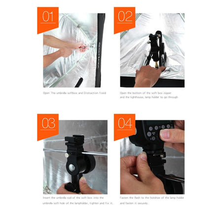 Godox Photo Studio Portable Octagon Speedlite Umbrella Softbox Reflector, Size:120cm-garmade.com