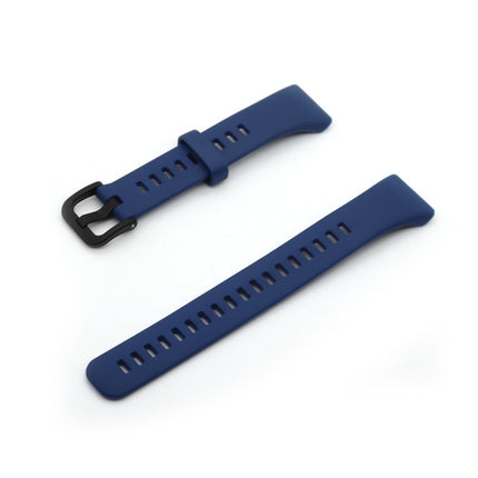 For Honor Band 6 Pure Color Silicone Replacement Strap Watchband(Sea Blue)-garmade.com