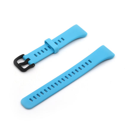 For Honor Band 6 Pure Color Silicone Replacement Strap Watchband(Sky Blue)-garmade.com