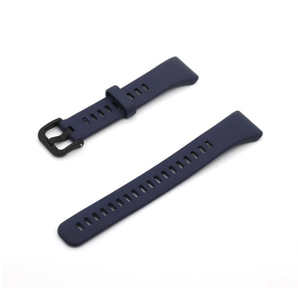 For Honor Band 6 Pure Color Silicone Replacement Strap Watchband(Midnight Blue)-garmade.com
