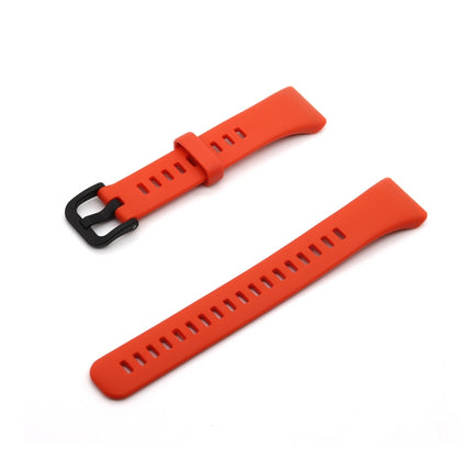 For Honor Band 6 Pure Color Silicone Replacement Strap Watchband(Watermelon Red)-garmade.com