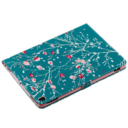 For iPad 10.2 / Pro 10.5 / Air 2019 3D Colored Drawing Horizontal Flip Leather Case with Holder & Card Slots & Wallet & Sleep / Wake-up Function(Apricot Tree)-garmade.com
