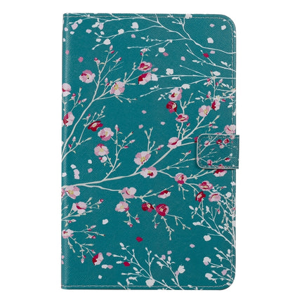 For Galaxy Tab A 8.0 & S Pen (2019) 3D Colored Drawing Horizontal Flip Leather Case with Holder & Card Slots & Wallet(Apricot Tree)-garmade.com