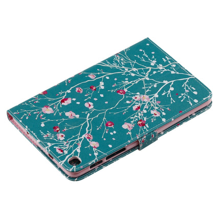For Galaxy Tab A 8.0 & S Pen (2019) 3D Colored Drawing Horizontal Flip Leather Case with Holder & Card Slots & Wallet(Apricot Tree)-garmade.com