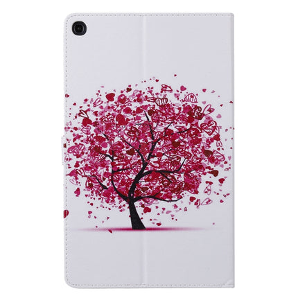 For Galaxy Tab A 10.1 (2019) 3D Colored Drawing Horizontal Flip Leather Case with Holder & Card Slots & Wallet(Color Tree)-garmade.com