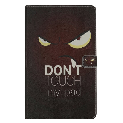 For Galaxy Tab A 10.1 (2019) 3D Colored Drawing Horizontal Flip Leather Case with Holder & Card Slots & Wallet(Eye)-garmade.com