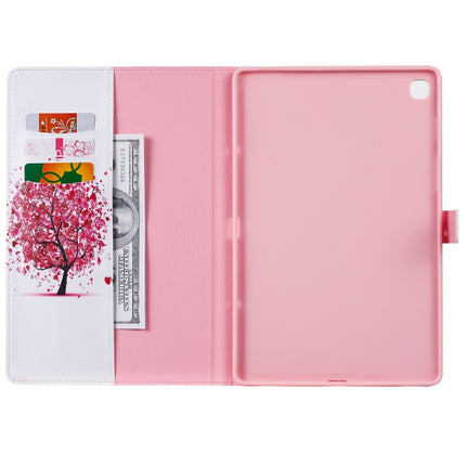 For Galaxy Tab S5e 3D Colored Drawing Horizontal Flip Leather Case with Holder & Card Slots & Wallet(Color Tree)-garmade.com