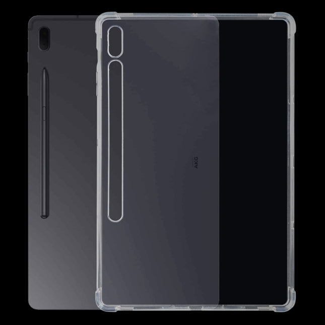 For Samsung Galaxy Tab S7 FE / S7 Lite 12.4 3mm Four-corner Shockproof Transparent TPU Case(Transparent)-garmade.com