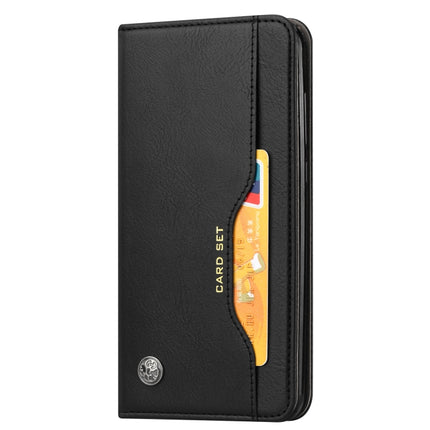 Knead Skin Texture Horizontal Flip Leather Case with Photo Frame & Holder & Card Slots & Wallet For iPhone 13(Black)-garmade.com