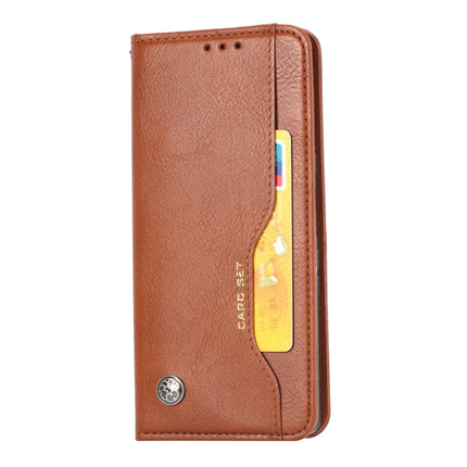 Knead Skin Texture Horizontal Flip Leather Case with Photo Frame & Holder & Card Slots & Wallet For iPhone 13 Pro(Brown)-garmade.com