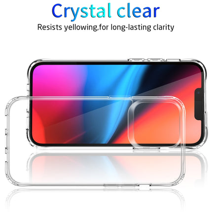 Clear Crystal Acrylic +TPU Four-corner Shockproof Case For iPhone 13 mini(Transparent)-garmade.com