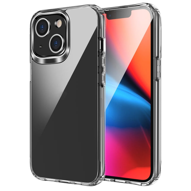 Clear Crystal Acrylic +TPU Four-corner Shockproof Case For iPhone 13(Transparent)-garmade.com