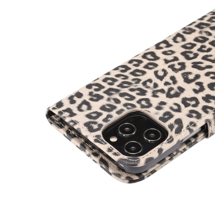Leopard Pattern Horizontal Flip PC + PU Leather Case with Holder & Card Slots & Wallet For iPhone 13 Pro Max(Brown)-garmade.com
