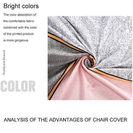 Elastic All-inclusive Single Semicircle Printed Sofa Cover(Cloud Clear)-garmade.com