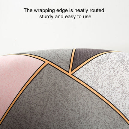 Elastic All-inclusive Single Semicircle Printed Sofa Cover(Grey Space)-garmade.com