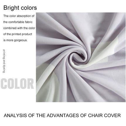 Elastic All-inclusive Single Semicircle Printed Sofa Cover(Color Geometry)-garmade.com