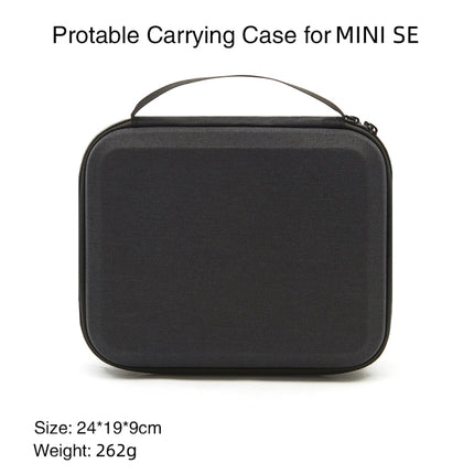 Shockproof Nylon Carrying Hard Case Storage Bag for DJI Mavic Mini SE, Size: 24 x 19 x 9cm(Black + Red Liner)-garmade.com