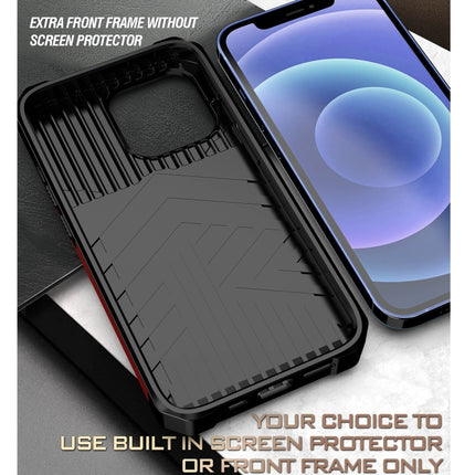 Sliding Camera Cover Design PC + TPU Shockproof Case with Ring Holder & Card Slot For iPhone 13 Pro(Black)-garmade.com