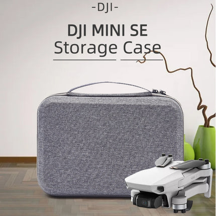 For DJI Mini SE Shockproof Carrying Hard Case Storage Bag, Size: 21.5 x 29.5 x 10cm(Grey + Black Liner)-garmade.com
