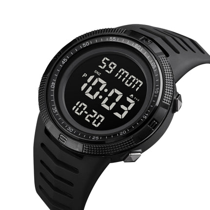 SKMEI 1632 Dual Time Display Luminous Electronic Watch, Support Alarm Clock(Black)-garmade.com