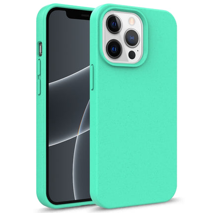 Starry Series Shockproof Straw Material + TPU Protective Case For iPhone 13 mini(Green)-garmade.com