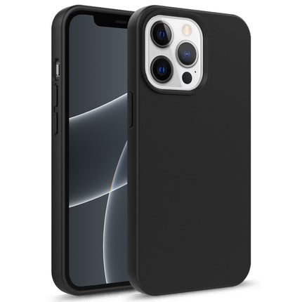 Starry Series Shockproof Straw Material + TPU Protective Case For iPhone 13(Black)-garmade.com