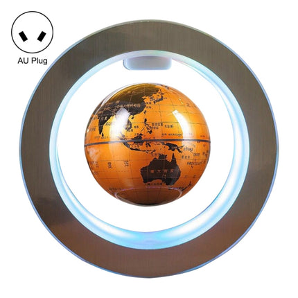 Living Room Desktop Decorations Magnetic Levitation Globe with LED Light, Plug Type:AU Plug(Gold Yellow)-garmade.com