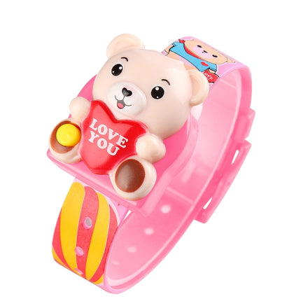 SKMEI 1748 Three-dimensional Cartoon Love-heart Bear LED Digital Display Electronic Watch for Children(Pink)-garmade.com