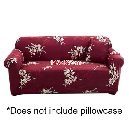 Double Seat Living Room Four Seasons Elastic Full Coverage Non-slip Sofa Cover, Size: 145 x 185cm(Chinami)-garmade.com