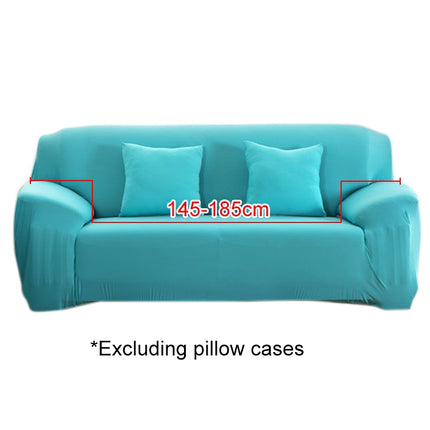 Four Seasons Solid Color Elastic Full Coverage Non-slip Sofa Cover(Sky Blue)-garmade.com