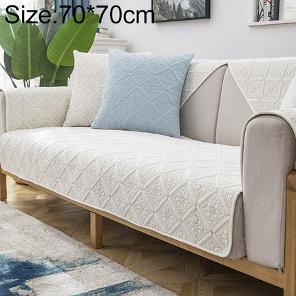 Four Seasons Universal Simple Modern Non-slip Full Coverage Sofa Cover, Size:70x70cm(Versailles Beige)-garmade.com