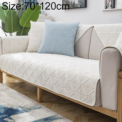 Four Seasons Universal Simple Modern Non-slip Full Coverage Sofa Cover, Size:70x120cm(Versailles Beige)-garmade.com