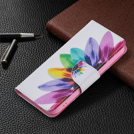 Colored Drawing Pattern Horizontal Flip Leather Case with Holder & Card Slots & Wallet For iPhone 13 mini(Sunflower)-garmade.com