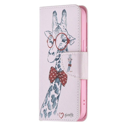 Colored Drawing Pattern Horizontal Flip Leather Case with Holder & Card Slots & Wallet For iPhone 13 mini(Deer)-garmade.com