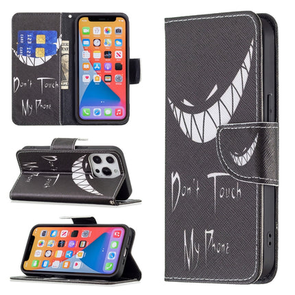 Colored Drawing Pattern Horizontal Flip Leather Case with Holder & Card Slots & Wallet For iPhone 13 mini(Smirk)-garmade.com