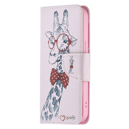 Colored Drawing Pattern Horizontal Flip Leather Case with Holder & Card Slots & Wallet For iPhone 13(Deer)-garmade.com