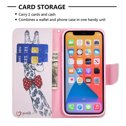 Colored Drawing Pattern Horizontal Flip Leather Case with Holder & Card Slots & Wallet For iPhone 13(Deer)-garmade.com