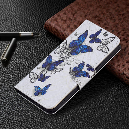 Colored Drawing Pattern Horizontal Flip Leather Case with Holder & Card Slots & Wallet For iPhone 13(Butterflies)-garmade.com