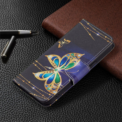 Colored Drawing Pattern Horizontal Flip Leather Case with Holder & Card Slots & Wallet For iPhone 13 Pro Max(Big Butterfly)-garmade.com