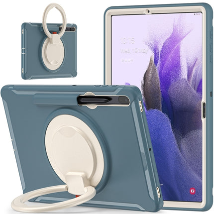 For Samsung Galaxy Tab S8+ / Tab S8 Plus / Tab S7 FE / Tab S7+/S7 FE 12.4 inch T970 Shockproof TPU + PC Protective Case with 360 Degree Rotation Foldable Handle Grip Holder & Pen Slot(Cornflower Blue)-garmade.com