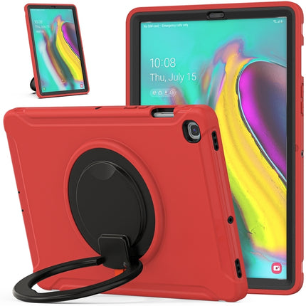 For Samsung Galaxy Tab S5e 10.5 inch T720 2019 Shockproof TPU + PC Protective Case with 360 Degree Rotation Foldable Handle Grip Holder & Pen Slot(Red)-garmade.com