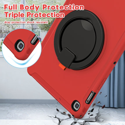 For Samsung Galaxy Tab S5e 10.5 inch T720 2019 Shockproof TPU + PC Protective Case with 360 Degree Rotation Foldable Handle Grip Holder & Pen Slot(Red)-garmade.com